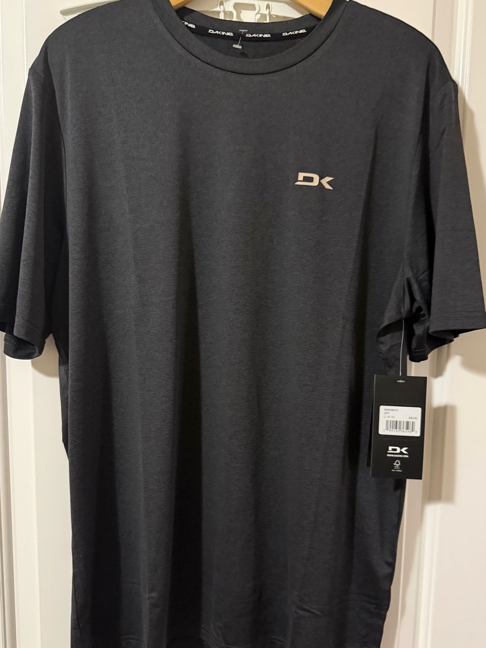Dakine Black DK Logo Short Sleeve Crew Tee